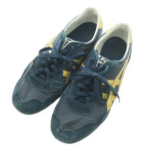 Onitsuka Tiger SRRANO スニーカー シューズ US11.5 29.0cm 紺 ネイビー ゴールドカラー TH109L