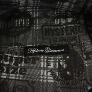 HYSTERIC GLAMOUR スキニーパンツ イージーパンツ リバーシブル 総柄 F グレー 黒 ブラック 0133CP2 /AN60