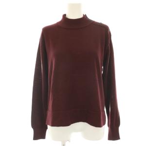 23AW ニット セーター 長袖 ウール ハイネック 2 ボルドー 578-3263008 /HN