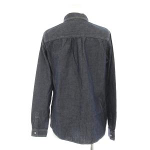 BURBERRY BLUE LABEL シャツ ブラウス 長袖 38 紺 ネイビー E1M40-127-29 /HN