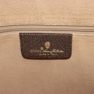 GUCCI オールド GG セカンドバッグ クラッチバッグ レザー べージュ 茶 ブラウン /AN16 OH