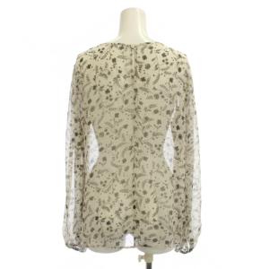 EPOCA シャツ ブラウス 40 ベージュ 花柄 長袖 /JP
