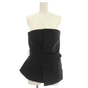 24AW STRECH CORSET BELT ビスチェ コルセット ベルト ベアトップ 1 黒 ブラック