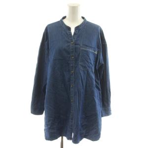 L JEANS デニムシャツ ブラウス 長袖 9 水色 ライトブルー 0201213 /AN25