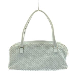 BOTTEGA VENETA イントレチャート ボーリングバッグ ライトブルー
