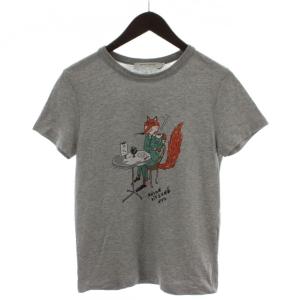 Tシャツ カットソー XS グレー 半袖 プリント IW00166KJ0008 /GG49