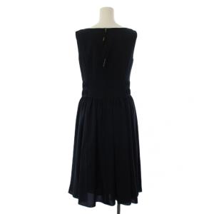 FOXEY 21年製 SUMOCK DRESS ワンピース 40 ネイビー 41952