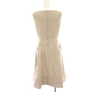 FOXEY NEW YORK ジャンパースカート ワンピース ロング ミモレ 40 ベージュ 28694-NAOFF409P /HN38