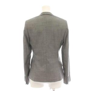 Max Mara スーツ セットアップ 上下 テーラードジャケット タイトスカート ひざ丈 I J 36 グレー 黒 /YM