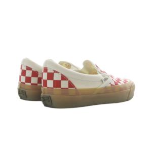 VANS PREMIUM CLASSIC SLIP-ON LX スニーカー 22cm 赤 レッド 白 ホワイト スリッポンスニーカー
