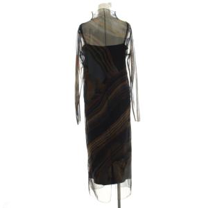 Ameri VINTAGE アメリヴィンテージ-CROOKED STRATUM SHEER DRESS