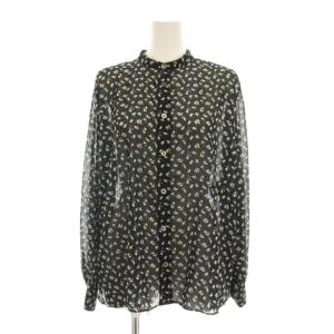 SCATTERED FLOWER PRINT HEBENI フラワープリント ブラウス シアー シャツ