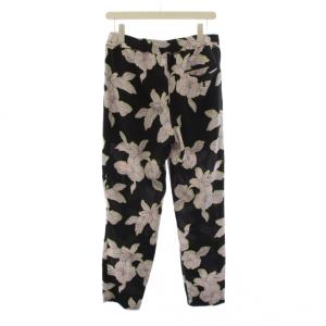Paul Smith Floral Print イージーパンツ ブラック M PAUL SMITH ポールスミス-イージーパンツ 花柄 40 黒 ピンク /BM46