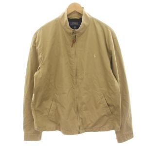 スウィングトップ スタンドカラージャケット ジップアップ スモールポニー M ベージュ 710742183002
