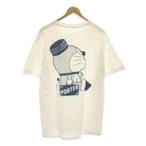 吉田カバン ドラえもん Tシャツ カットソー 半袖 L 白 ホワイト /YM20
