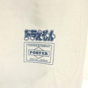 PORTER 吉田カバン ドラえもん Tシャツ カットソー 半袖 L 白 ホワイト /YM20