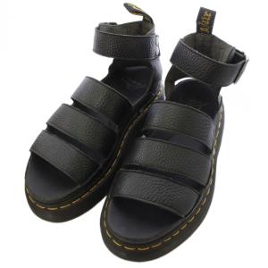 Clarissa II Quad サンダル ストラップ レザー UK5 黒 ブラック 24476001