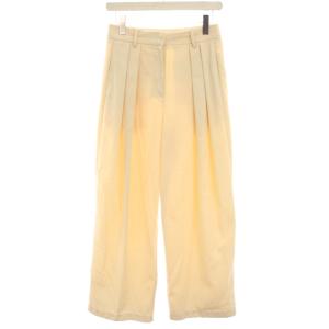 24SS Tuck Twill Trousers ワイドパンツ スラックス タック 38 ベージュ 12410707
