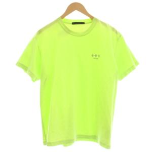 Tシャツ ネオンカラー 半袖 ロゴ 01 ライムグリーン 黄緑 MTAT23S8193-M /G1