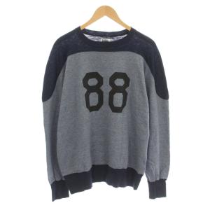 Tシャツ 40 / 42 LARGE 紺色 ネイビー ナンバーロゴ 長袖 /LP35