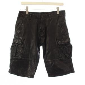 ハーフパンツ レザー 1 ブラック 1254-10