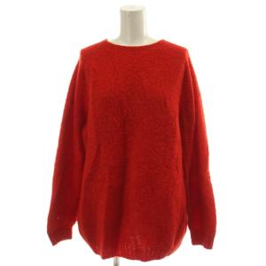 Harley of Scotland ニット セーター カットソー 38 赤 レッド 長袖 /GG54