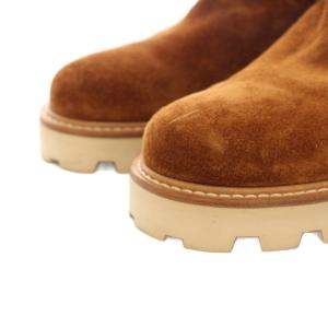 JIMMY CHOO ユース ツー Youth II ショートブーツ バイカーブーツ スエード ベルト 38 茶 ブラウン /YT