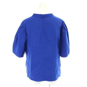 UNITED ARROWS セットアップ カットソー ブラウス スカート 36 青 ブルー 無地 モックネック 半袖 1516-299-5006,