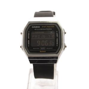 腕時計 ウォッチ クォーツ デジタル カレンダー ラバーバンド シルバーカラー 黒 ブラック ABL-100WE