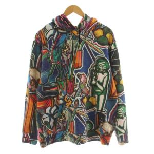 19AW Artist Studio オールオーバープリントスウェットパーカー 長袖 総柄 XXL マルチカラー