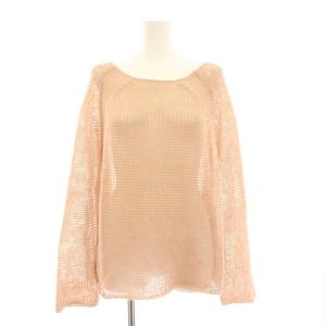 25SS LINEN CORD ニット セーター リネン ピンク 長袖 25080220714220 /YM5