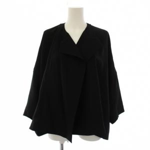 25SS DRAPE JACKET 36 ブラック 300IS230-2101