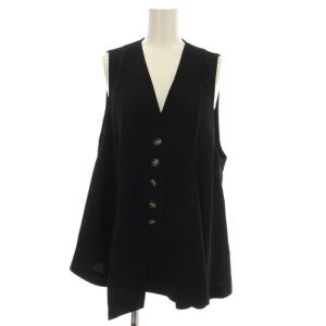 25AW FLARE VEST 38 ブラック 00IA230-0901