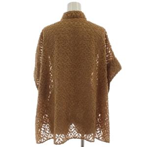 JOURNAL STANDARD relume 25AW キカカットジャガードシャツ ブラウス F ベージュ 半袖 総柄 25050462900030