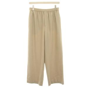 25SS ドライスラブストレッチワイドパンツ イージー 38 ベージュ PRWOGM0501 /HN25