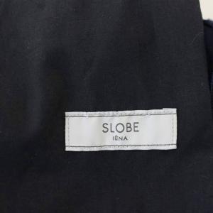 SLOBE IENA 24SS ダブルクロスイージードロストテーパード イージーパンツ 38 ネイビー 紺 24030912823210