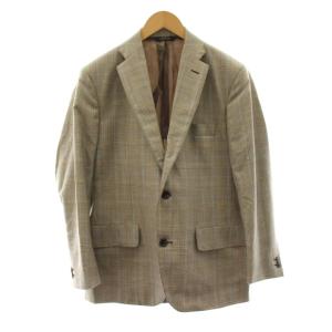 Brooks Brothers シングルスーツ セットアップ テーラードジャケット パンツ ジップフライ チェック柄 ウール 36 38