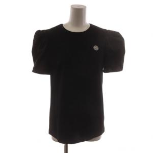 パフTシャツ ブラウス 36 黒 ブラック パフスリーブ 半袖 BD2011-2C-33 /RR5