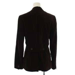Max Mara テーラードジャケット ベロア 40 茶 /BM54