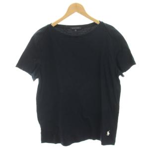 Tシャツ カットソー 半袖 スモールポニー L 紺 ネイビー /HN51