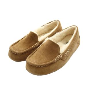 アンスレー Ansley モカシン ボア 23.0cm茶 ブラウン 1106878 /AN12