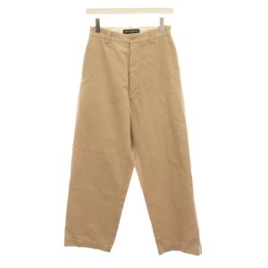 チノパン パンツ ワイド ストレート 1 S ベージュ 無地 MB181-3009 /YM1