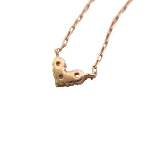 4℃ ヨンドシー-ネックレス ペンダント ハート チェーン K10 ピンク 4℃ ヨンドシー-ネックレス ペンダント ハート チェーン K10 ピンク