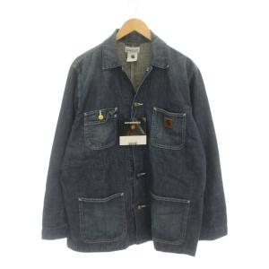 デニムジャケット ジージャン Gジャン カバーオール アウター XL ネイビー ダークブルー 00108-092