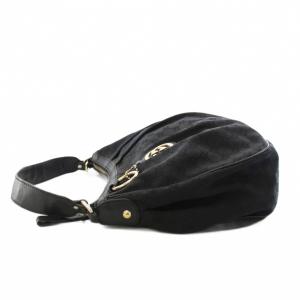 GUCCI グッチ-Sukey GGキャンバス ワンショルダーバッグ ブラック