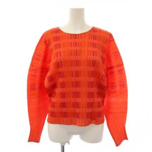 イッセイミヤケ 21AW カットソー 3 オレンジ PP13-JK571