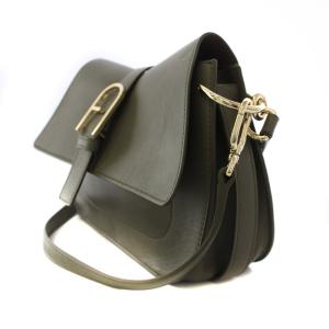 FURLA フルラ-ショルダーバッグ ハンドバッグ 2WAY レザー 緑 /BM25