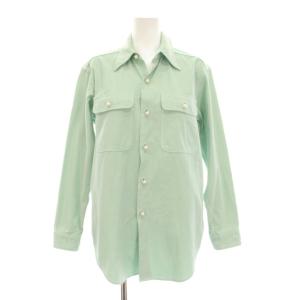 21SS HAMPTON SH BS PASTEL ハンプトンシャツ パールボタン 長袖 00 XS ミントグリーン