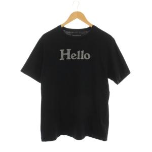 HELLO CREW NECK TEE ショートスリーブ プリント Tシャツ カットソー クルーネック