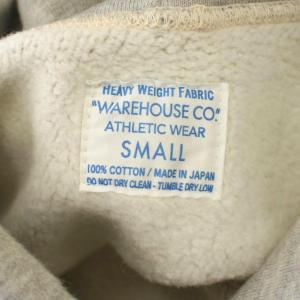 WAREHOUSE パーカー ジャケット 上着 SMALL グレー プルオーバー 長袖 カンガルーポケット /LP52